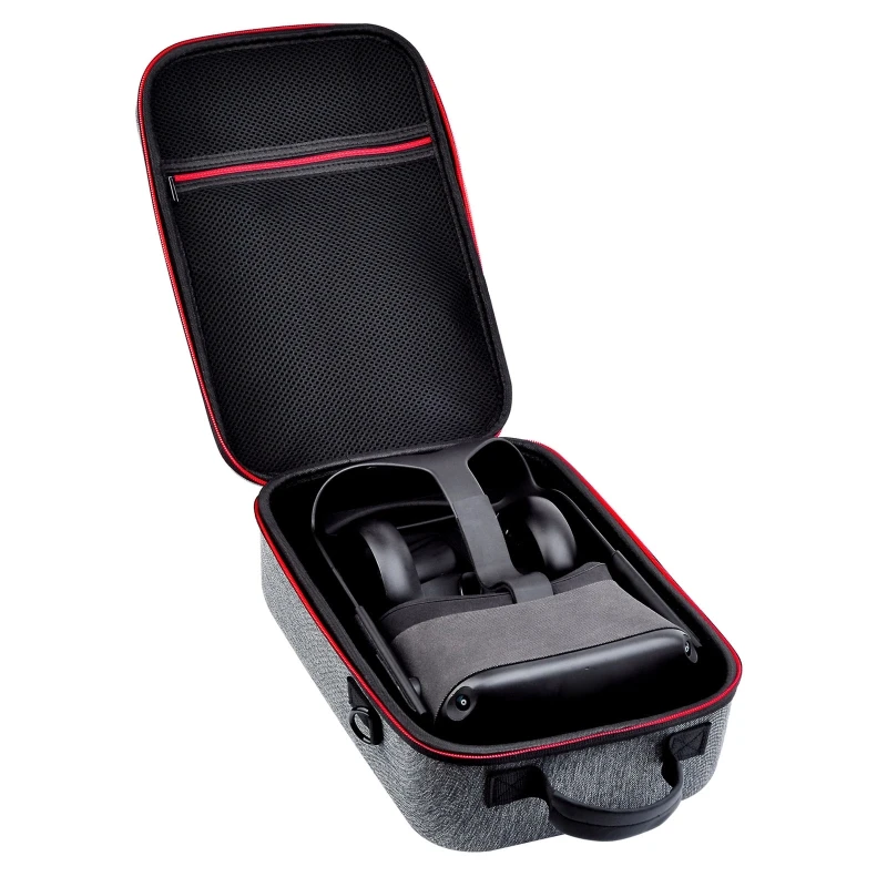 Hard EVA Travel Protective Bag Storage Box Carrying Cover Case Pouch for -Oculus Quest 2 VR Headset and Accessories
Hard EVA Travel Protective Bag Storage Box Carrying Cover Case Pouch for -Oculus Quest 2 VR Headset and Accessories