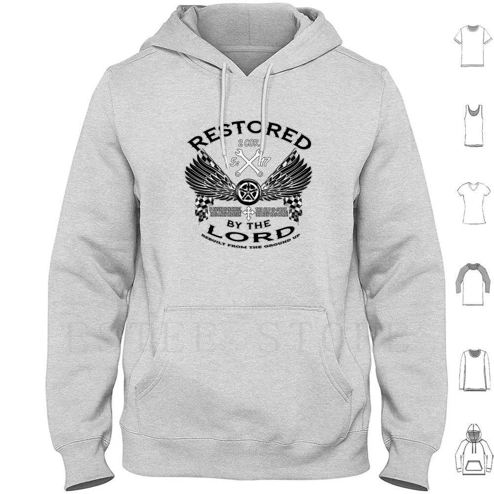 Restored By The Lord Hoodies Jesus Jesus Christ Christian 
Restored By The Lord Hoodies Jesus Jesus Christ Christian