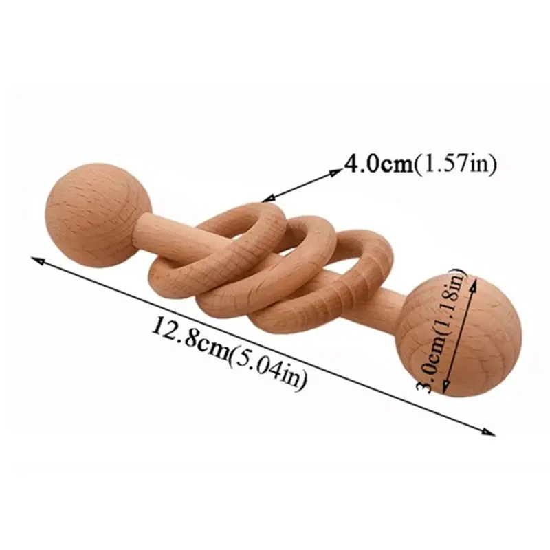 Organic Wood Montessori Styled Baby Rattle Perfect Grasping Teething Toy for Toddlers Natural Wood Safety Paint
Organic Wood Montessori Styled Baby Rattle Perfect Grasping Teething Toy for Toddlers Natural Wood Safety Paint