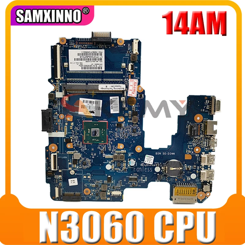 New Mainboard 858040-601 858040-001 858040-501 For HP Pavilion 14AM 14-AM Motherboard W/ SR2KN N3060 CPU 6050A2823301-MB-A01
New Mainboard 858040-601 858040-001 858040-501 For HP Pavilion 14AM 14-AM Motherboard W/ SR2KN N3060 CPU 6050A2823301-MB-A01