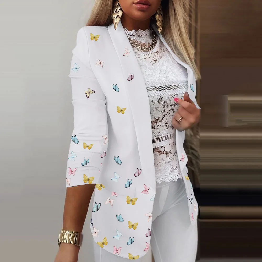 Autumn Women's Blazer Tops Fashion Lapel Print Tie Dye Woman Long Sleeved Cardigan Coat 2021 Ladies Slim Professional Clothes
Autumn Women's Blazer Tops Fashion Lapel Print Tie Dye Woman Long Sleeved Cardigan Coat 2021 Ladies Slim Professional Clothes