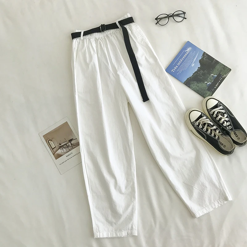 Cargo Pants Women Solid Ankle-length Summer Streetwear Trousers Casual Ins Fashion Mujer Pantalones Sashes
Cargo Pants Women Solid Ankle-length Summer Streetwear Trousers Casual Ins Fashion Mujer Pantalones Sashes