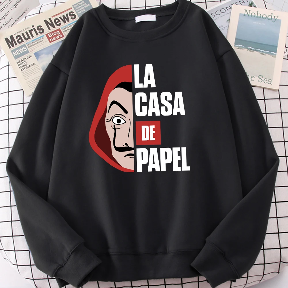 La Case De Papel Print Sweatshirts Autumn Fleece Oversize Hoodies Man Sweatshirt Hooded Streetwear Mens Fashion Cartoons Hoody 
La Case De Papel Print Sweatshirts Autumn Fleece Oversize Hoodies Man Sweatshirt Hooded Streetwear Mens Fashion Cartoons Hoody