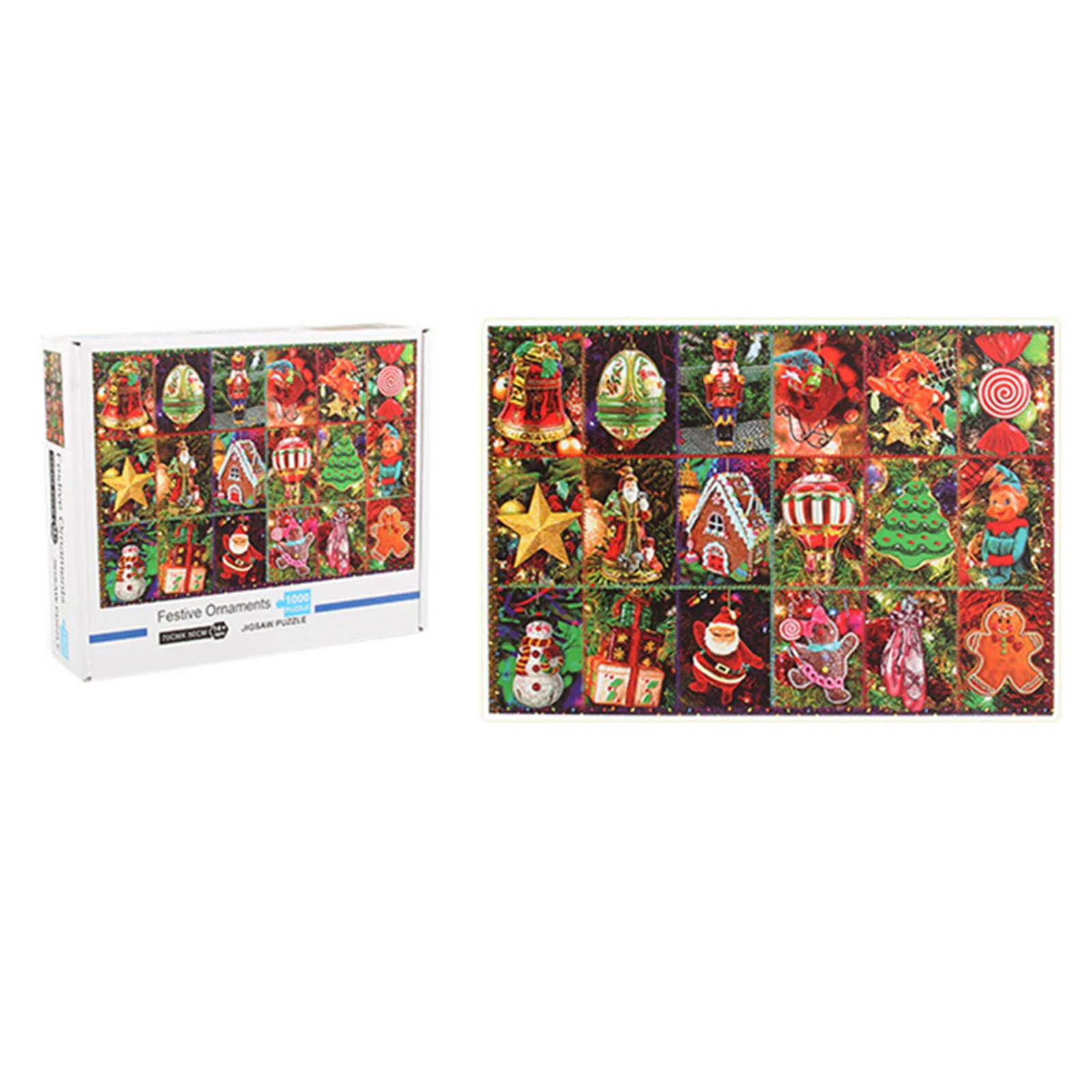 Happy Christmas 1000 Puzzle Pieces Christmas Theme Thickened Paper Jigsaw Puzzles for Adult Children SAL99
Happy Christmas 1000 Puzzle Pieces Christmas Theme Thickened Paper Jigsaw Puzzles for Adult Children SAL99