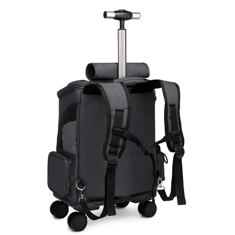2020 new simple speed or large capacity portable pet trolley backpack outdoor travel convenient cat bag trolley foldable pet bag
2020 new simple speed or large capacity portable pet trolley backpack outdoor travel convenient cat bag trolley foldable pet bag