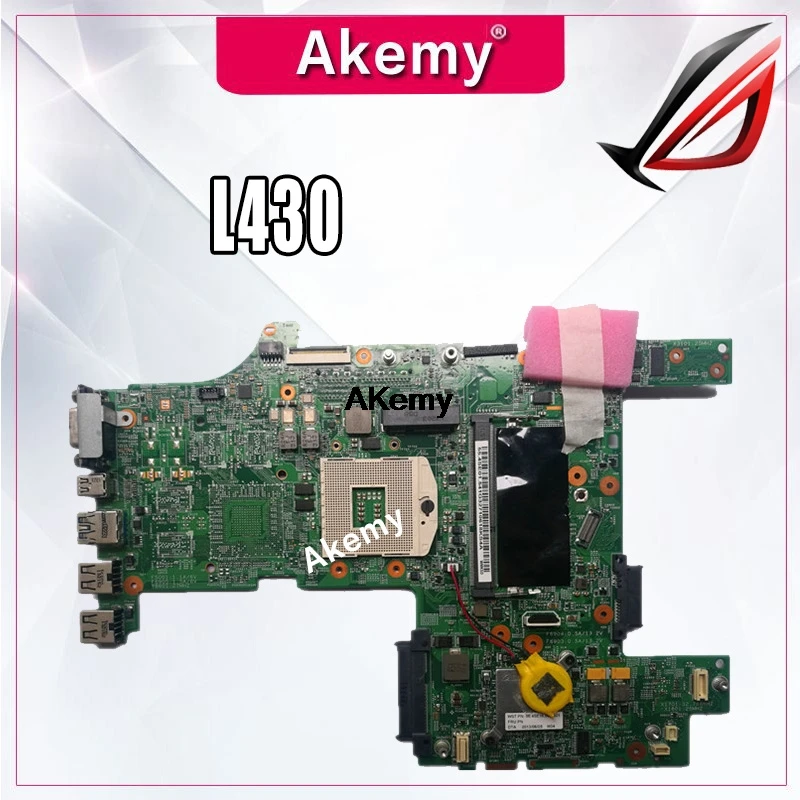 04W6671 Подлинная для For Lenovo ThinkPad L430 системная материнская плата ноутбука DDR3 GMA HD без