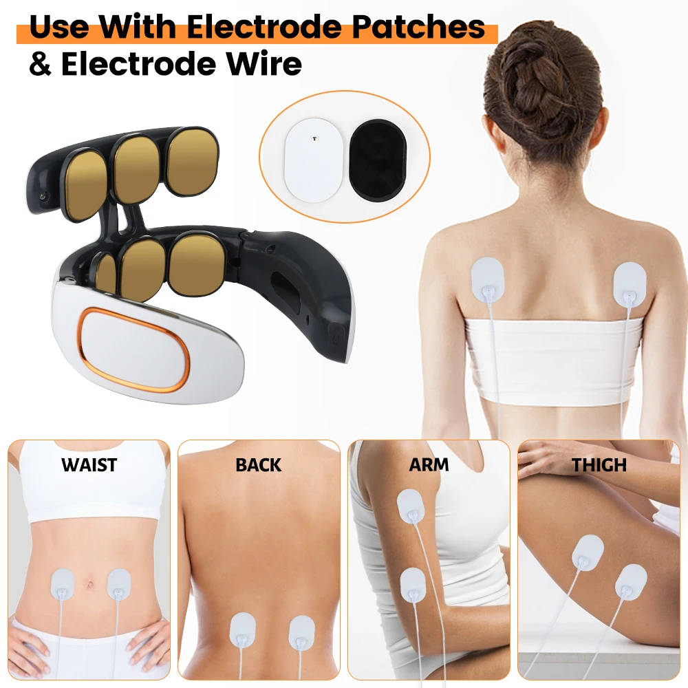 Neck Massager Micro-current Smart EMS Pulse Neck Heating Massager USB Cervical Traction Therapy Massage Stimulator Health Care
Neck Massager Micro-current Smart EMS Pulse Neck Heating Massager USB Cervical Traction Therapy Massage Stimulator Health Care