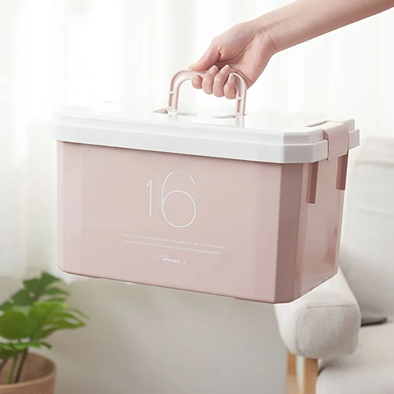 Portable storage box, snack toy underwear storage box, plastic box, large household book storage box
Portable storage box, snack toy underwear storage box, plastic box, large household book storage box