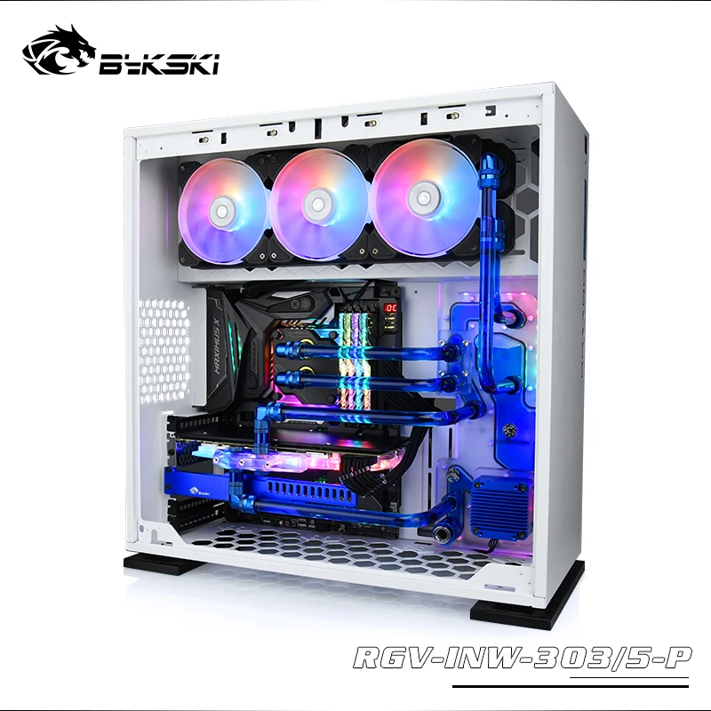 Комплект тарелок для INWIN 303 305 Bykski комплект с пластиной Distro шасси 303|Жидкостные