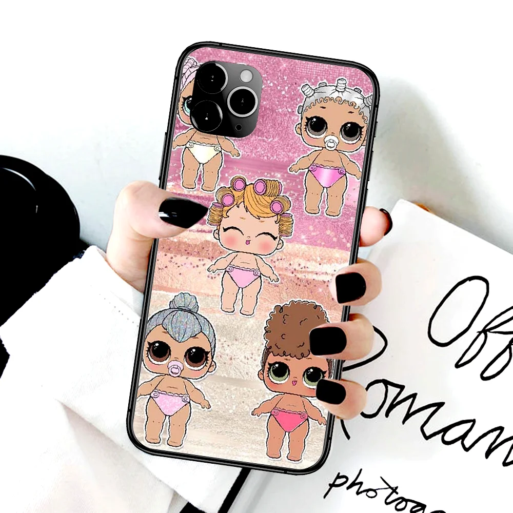 Cartoon LOL Cute Doll Phone Case For Iphone 4 4s 5 5S SE 5C 6 6S 7 8 Plus X XS XR 11 12 Mini Pro Max 2020 black Back Pretty
Cartoon LOL Cute Doll Phone Case For Iphone 4 4s 5 5S SE 5C 6 6S 7 8 Plus X XS XR 11 12 Mini Pro Max 2020 black Back Pretty