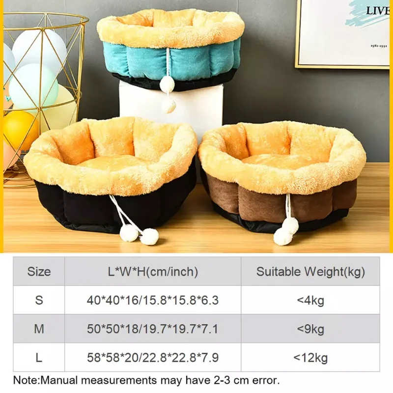 Plush Pet Kennel Round Arctic Velvet Warm Cat Kennel for Deep Sleep Winter Soft Kennel Suitable for Cats and Puppies Pet Kennel
Plush Pet Kennel Round Arctic Velvet Warm Cat Kennel for Deep Sleep Winter Soft Kennel Suitable for Cats and Puppies Pet Kennel