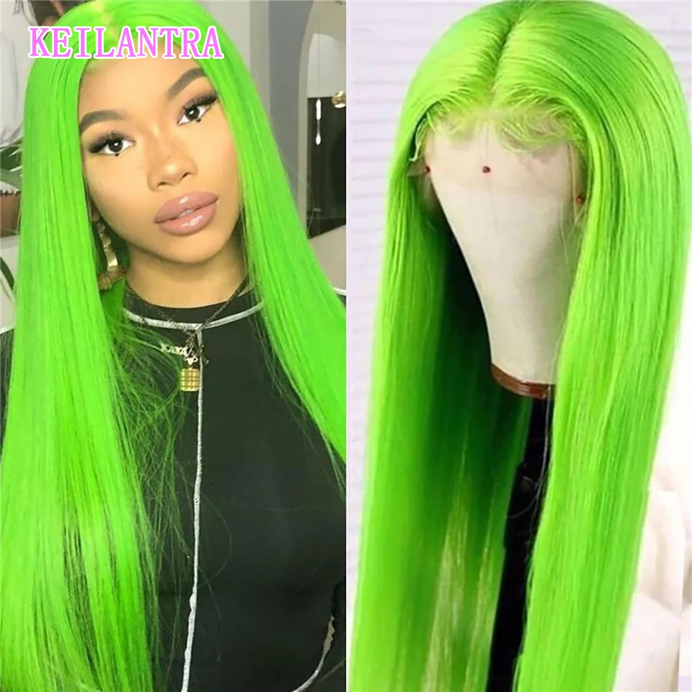 Straight Green Blue Pink Colored Lace Frontal Human Hair Wigs Transparent Lace Frontal PrePlucked Brazilian Remy 180% 22 24 Inch
Straight Green Blue Pink Colored Lace Frontal Human Hair Wigs Transparent Lace Frontal PrePlucked Brazilian Remy 180% 22 24 Inch