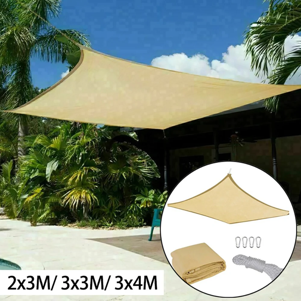 Waterproof Sun Shelter Triangle Sunshade Protection Outdoor Canopy Garden Patio Pool Shade Sail Awning Camping Shade Cloth Large
Waterproof Sun Shelter Triangle Sunshade Protection Outdoor Canopy Garden Patio Pool Shade Sail Awning Camping Shade Cloth Large
