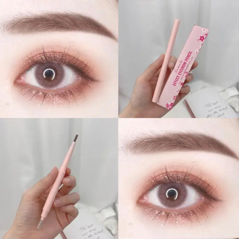 Natural Eyebrow Pen Makeup Double Head Super Fine Eye Brow Pencil Waterproof Lasting Eyes Black Brown Make Rotatable Up Pen
Natural Eyebrow Pen Makeup Double Head Super Fine Eye Brow Pencil Waterproof Lasting Eyes Black Brown Make Rotatable Up Pen