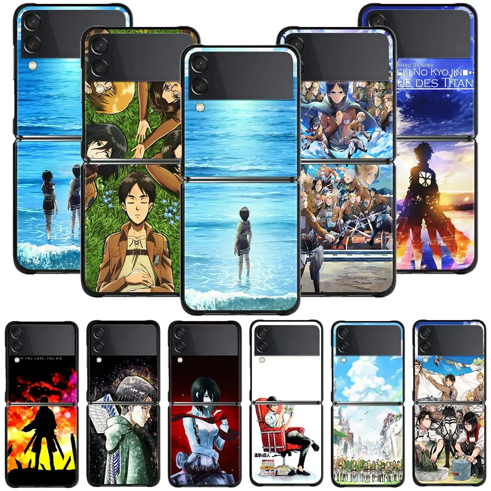 Phone Case For Samsung Galaxy Z Flip3 5G Hard PC Fundas For Samsung Z Flip 3 5G z flip Coque Balck Cover Attack On Titan Live 
Phone Case For Samsung Galaxy Z Flip3 5G Hard PC Fundas For Samsung Z Flip 3 5G z flip Coque Balck Cover Attack On Titan Live
