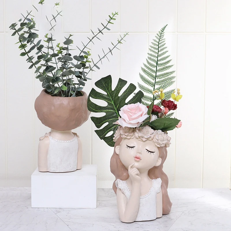 Garden Planters Cactus Planter Indoor Outdoor Plant Containers Flower Pots Cartoon Girl Succulents Plant Pot
Garden Planters Cactus Planter Indoor Outdoor Plant Containers Flower Pots Cartoon Girl Succulents Plant Pot
