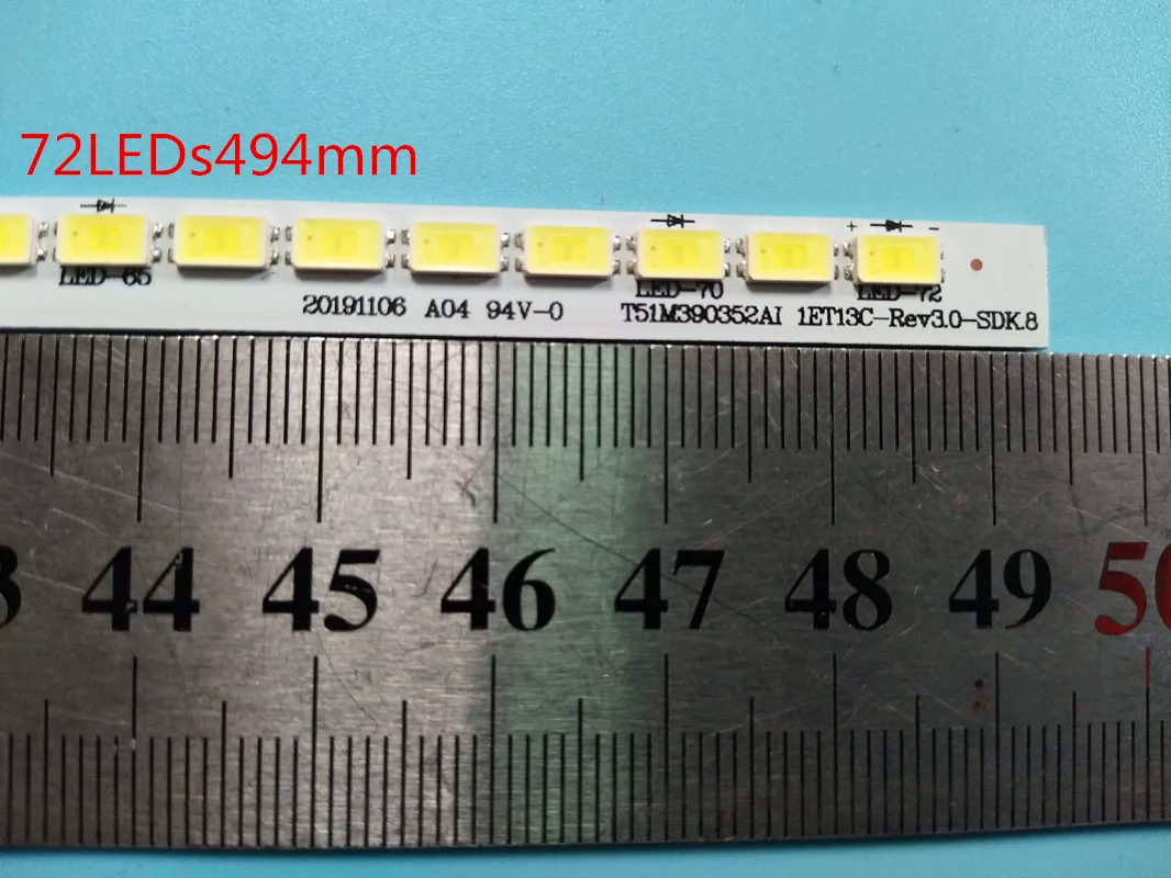 Новинка 100%, осветительная панель le39d8800, фотоэлемент 1 шт. = 72 светодиода 494 мм
Новинка 100%, осветительная панель le39d8800, фотоэлемент 1 шт. = 72 светодиода 494 мм