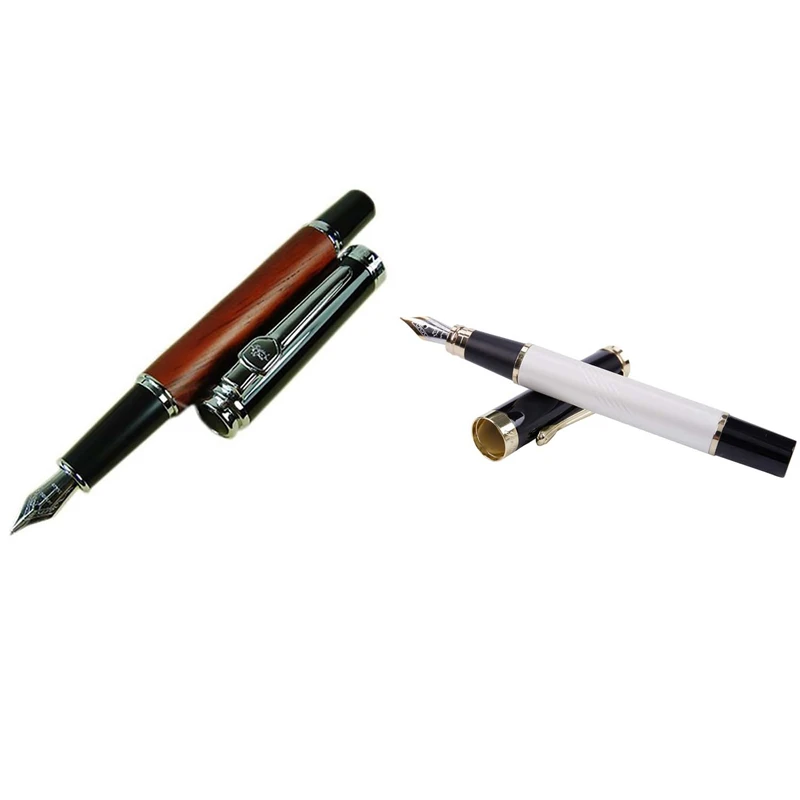 Jinhao 8802 Woody Medium Nib Fountain Pen-Red+Black with 500 Writing Iridium Fountain Pen Tip 0.5mm Silver
Jinhao 8802 Woody Medium Nib Fountain Pen-Red+Black with 500 Writing Iridium Fountain Pen Tip 0.5mm Silver