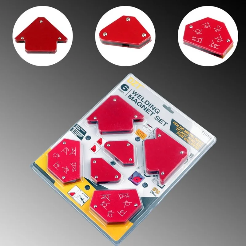 6pcs Welding Magnetic Holder Angle Soldering Arrow Strong Magnet Weld Fixer Positioner Ferrite Holding Auxiliary Locator Tools
6pcs Welding Magnetic Holder Angle Soldering Arrow Strong Magnet Weld Fixer Positioner Ferrite Holding Auxiliary Locator Tools