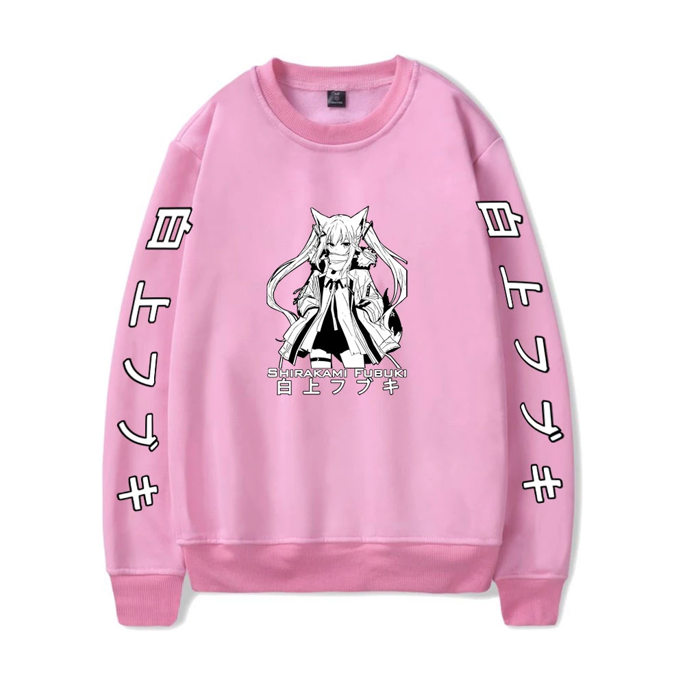 Shirakami Fubuki Sweatshirt O-Neck Tracksuit Women/Men's Outwear Harajuku Streetwear 2021 Hip Hop Fashion Clothes Plus Size
Shirakami Fubuki Sweatshirt O-Neck Tracksuit Women/Men's Outwear Harajuku Streetwear 2021 Hip Hop Fashion Clothes Plus Size