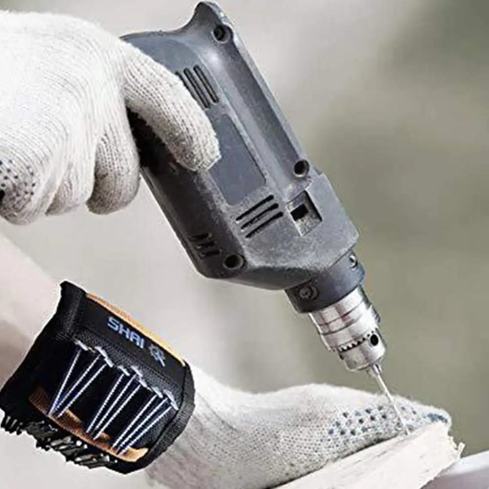 Magnetic Wrist Band Strong Magnets Portable Bag Electrician Instrument Holder Repair Bag Screws Belt Drill Tool Tool Z2J7
Magnetic Wrist Band Strong Magnets Portable Bag Electrician Instrument Holder Repair Bag Screws Belt Drill Tool Tool Z2J7