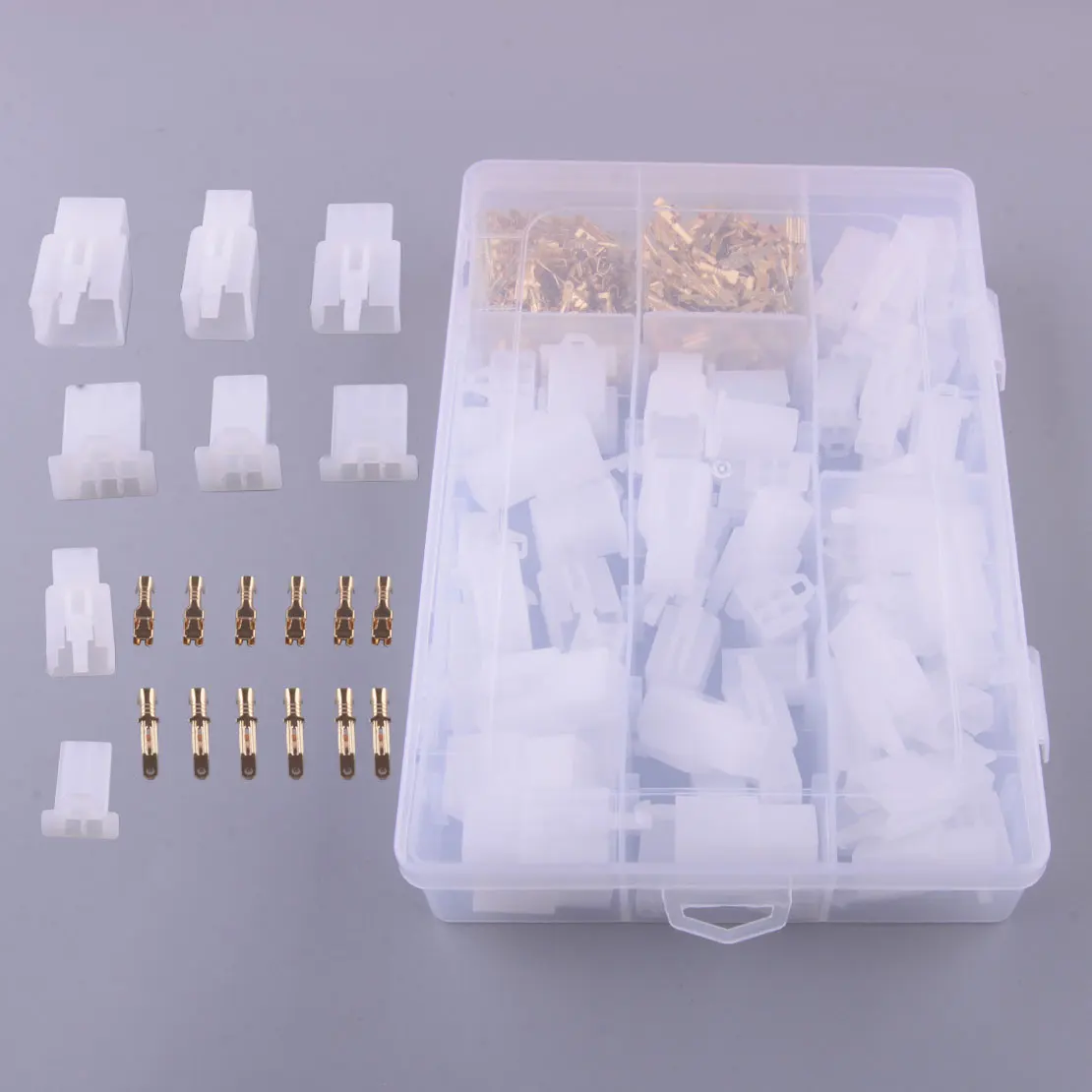 380Pcs Electrical 2.8mm 2/3/4/6 Pin Wire Cable Connectors Terminals Plug Kit For Motorcycle Car Moped Caravan ATVs Scooter Boat
380Pcs Electrical 2.8mm 2/3/4/6 Pin Wire Cable Connectors Terminals Plug Kit For Motorcycle Car Moped Caravan ATVs Scooter Boat
