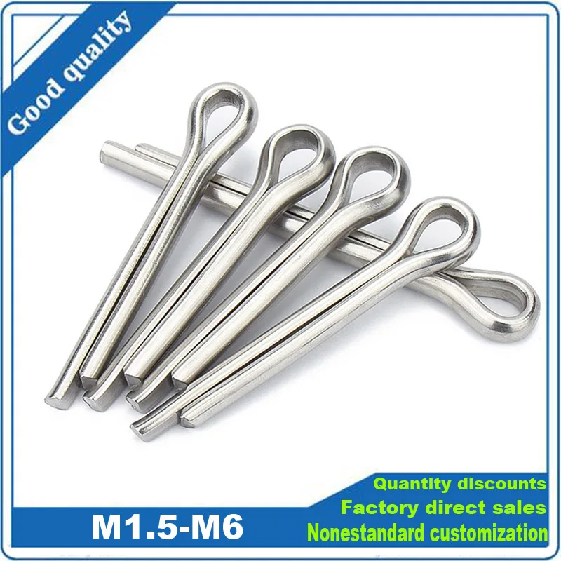 10/50pcs Plated Steel Spring Cotter Split Pins M1.5 M2 M2.5 M3 M4 M5 M6 Small Hair Clip Clamp Tractor Open Elastic Pin for Car
10/50pcs Plated Steel Spring Cotter Split Pins M1.5 M2 M2.5 M3 M4 M5 M6 Small Hair Clip Clamp Tractor Open Elastic Pin for Car