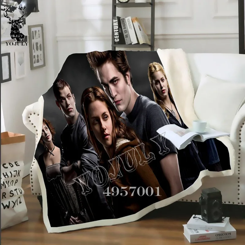 Movie twilight 3D Print Harajuku Fahion Casual Funny Thin Quilt Child Bed Blanket Bedspread Chair Bedding Home Plush Soft quilt
Movie twilight 3D Print Harajuku Fahion Casual Funny Thin Quilt Child Bed Blanket Bedspread Chair Bedding Home Plush Soft quilt
