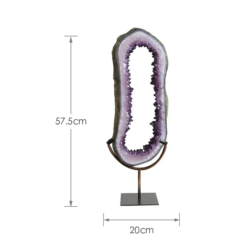 Creative modern simple porch imitation Amethyst decoration fashion living room model room hotel home crafts ornaments
Creative modern simple porch imitation Amethyst decoration fashion living room model room hotel home crafts ornaments