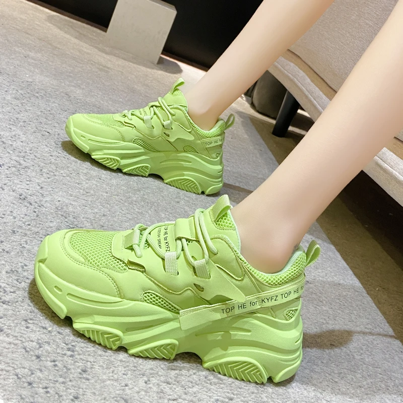 Women's Casual Shoes Mesh Walking Sneakers Lace Up Round Toe Winter Vulcanize Shoes for Women Fluorescent Green Daddy Shoes
Women's Casual Shoes Mesh Walking Sneakers Lace Up Round Toe Winter Vulcanize Shoes for Women Fluorescent Green Daddy Shoes