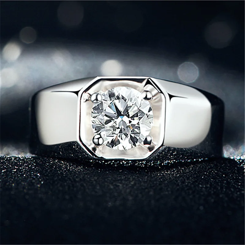 Trendy Ring for Men 925 Silver Jewelry with Zircon Gemstone Adjustable Finger Rings Wedding Party Gift Accessories Wholesale
Trendy Ring for Men 925 Silver Jewelry with Zircon Gemstone Adjustable Finger Rings Wedding Party Gift Accessories Wholesale