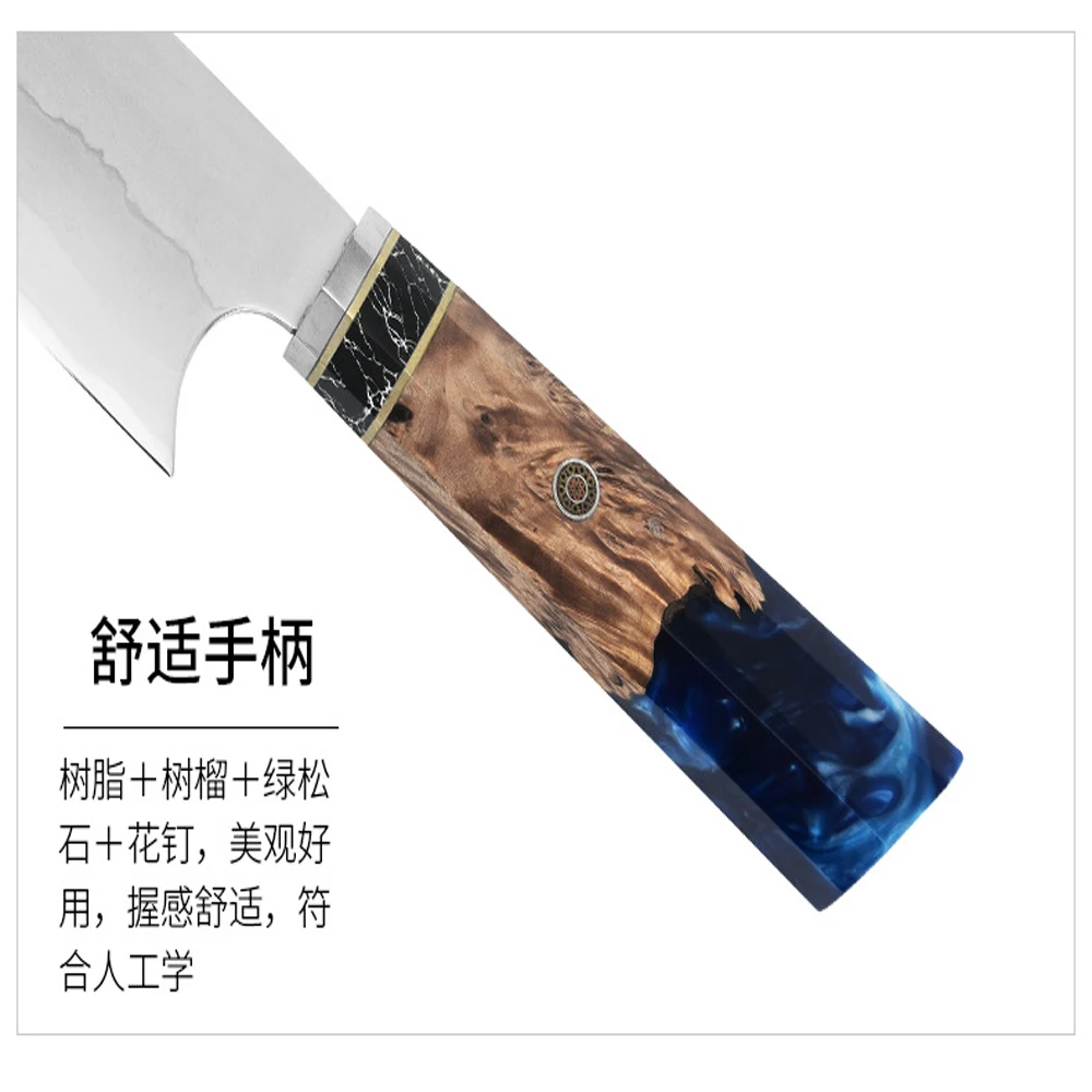 Hot selling stainless steel kitchen knife Damascus kitchen knife household kitchen knifeStabilized wooden handle
Hot selling stainless steel kitchen knife Damascus kitchen knife household kitchen knifeStabilized wooden handle