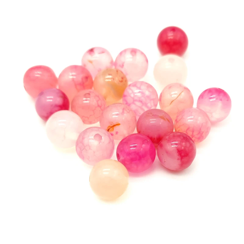 Natural Beads Stone Rose Red Cracked Agates Beads Necklace Bracelet 4 6 8 10 12mm Jewelry Making
Natural Beads Stone Rose Red Cracked Agates Beads Necklace Bracelet 4 6 8 10 12mm Jewelry Making