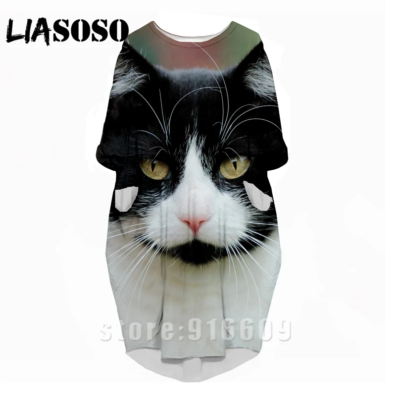 LIASOSO 3D Print Fashion Funny Shirt Suit Rock Harajuku Animal Cat Women Anime Kitty Gown Lady Clothing Party Long-Sleeved Dress
LIASOSO 3D Print Fashion Funny Shirt Suit Rock Harajuku Animal Cat Women Anime Kitty Gown Lady Clothing Party Long-Sleeved Dress