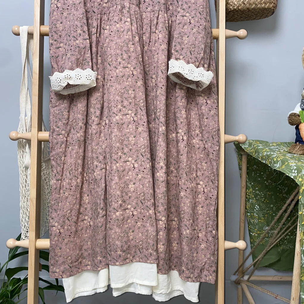 Japan Style Mori Girl Swetty Long Dress 2021 New Spring Summer Floral Print Long Sleeve Cotton Dress
Japan Style Mori Girl Swetty Long Dress 2021 New Spring Summer Floral Print Long Sleeve Cotton Dress