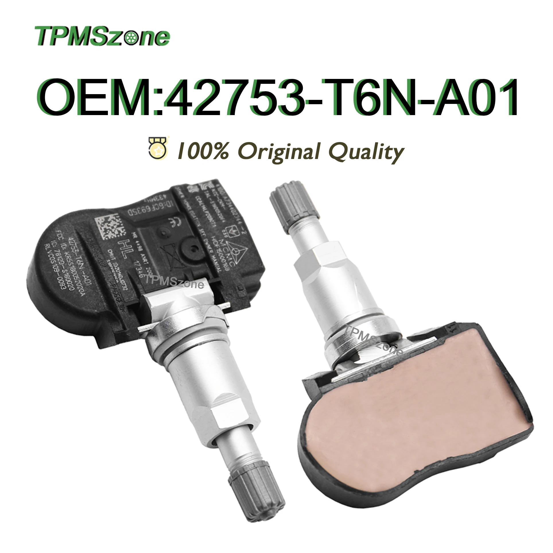 433MHz Car TPMS Tyre Sensor 42753-T6N-A01 Tire Pressure Monitoring System For Honda Acura Odyssey Pilot Ridgeline 42753T6NA01
433MHz Car TPMS Tyre Sensor 42753-T6N-A01 Tire Pressure Monitoring System For Honda Acura Odyssey Pilot Ridgeline 42753T6NA01