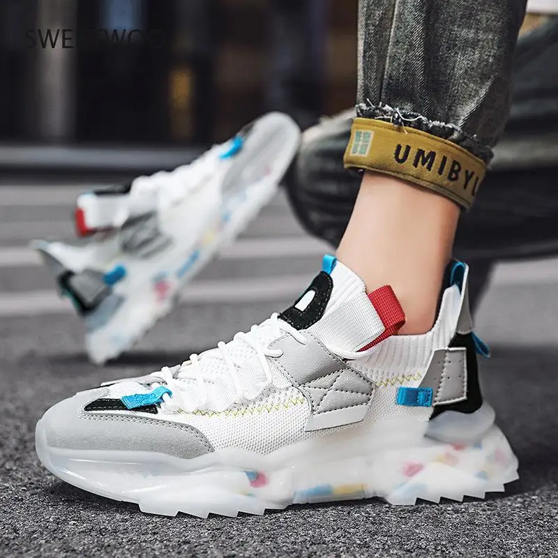 Thick Old Shoes Men's Summer Korean Version of The Trend Casual Shoes Large Size Breathable Flying Shoes Running Shoes Sneakers
Thick Old Shoes Men's Summer Korean Version of The Trend Casual Shoes Large Size Breathable Flying Shoes Running Shoes Sneakers