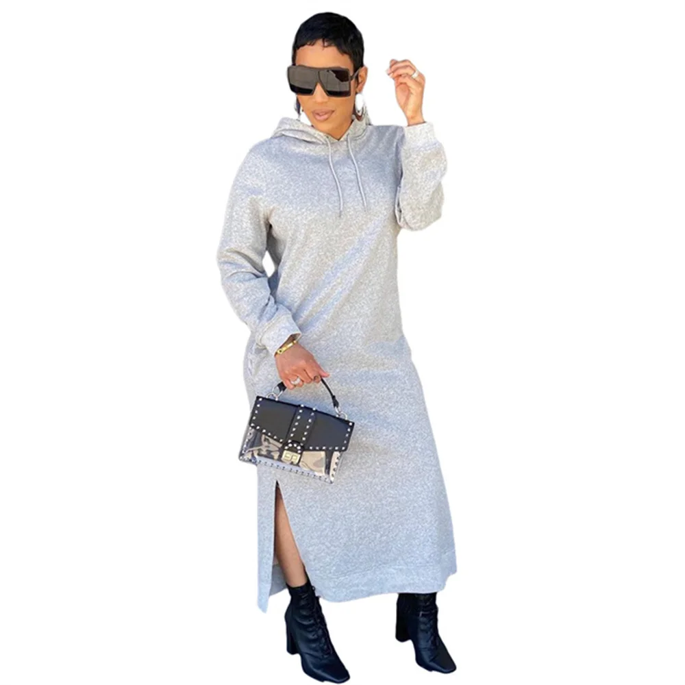 RStylish 2021 Autumn Women Solid Color Warm Long Sleeve Hooded Casual Hoodies Long Sweatshirt Maxi Dresses
RStylish 2021 Autumn Women Solid Color Warm Long Sleeve Hooded Casual Hoodies Long Sweatshirt Maxi Dresses