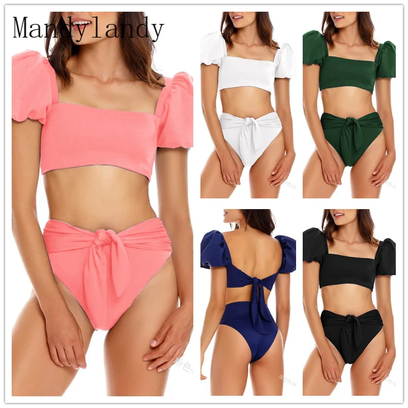 Mandylandy 2 Pcs Sexy Swimwear Women Bikini Set Beach Bathing Suit Top Low Bandage Waist Swimsuit Push Up Beachwear
Mandylandy 2 Pcs Sexy Swimwear Women Bikini Set Beach Bathing Suit Top Low Bandage Waist Swimsuit Push Up Beachwear