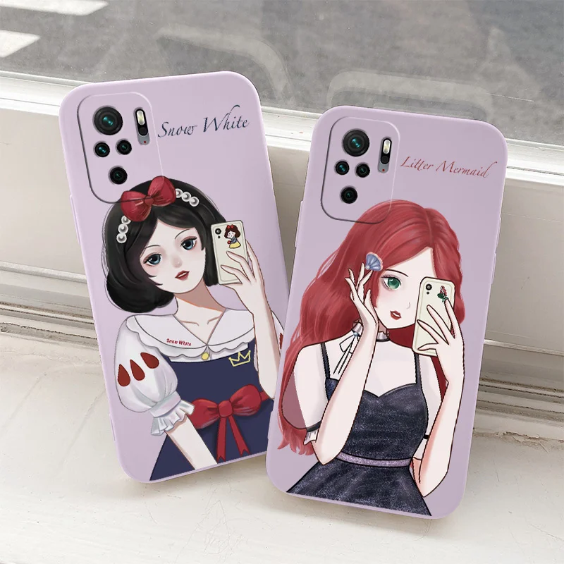 Beauty Princess Liquid Silicone Phone Case For XiaomiRedmi Note 10 10S 9T 9 8 7 Redmi 9 9A 9T K40 K30 K20 Pro Soft Back Cover
Beauty Princess Liquid Silicone Phone Case For XiaomiRedmi Note 10 10S 9T 9 8 7 Redmi 9 9A 9T K40 K30 K20 Pro Soft Back Cover