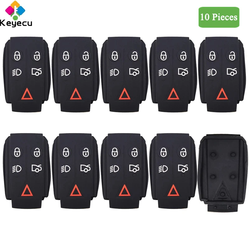 Запасные смарт-кнопки KEYECU для автомобильных ключей, 10 шт., резиновая прокладка с 5 кнопками, брелок для Jaguar XF XFR XK XKR 2009-2013
Запасные смарт-кнопки KEYECU для автомобильных ключей, 10 шт., резиновая прокладка с 5 кнопками, брелок для Jaguar XF XFR XK XKR 2009-2013