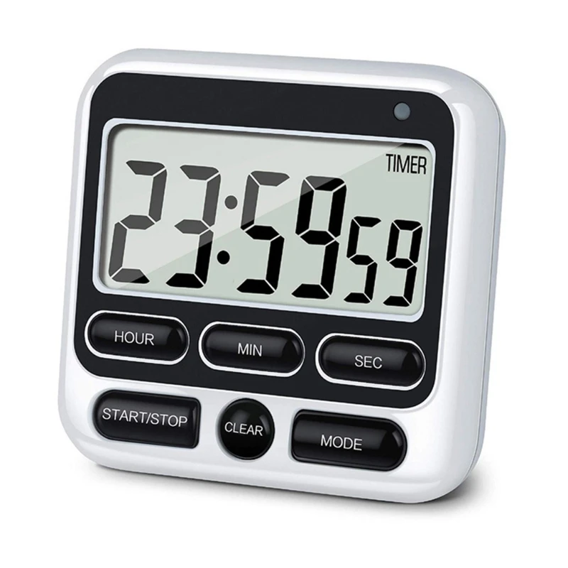Large Screen Digital Kitchen Timer Countdown Loud Time Management Alarm Clock Interval Timing Equipment Multipurpose Home Gadget
Large Screen Digital Kitchen Timer Countdown Loud Time Management Alarm Clock Interval Timing Equipment Multipurpose Home Gadget