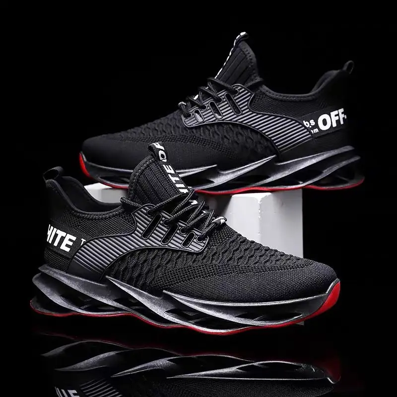 2021 Summer Men's Shoes Fashion Trend Breathable Flying Knitting Running Shoes Blade Male Casual Sneakers
2021 Summer Men's Shoes Fashion Trend Breathable Flying Knitting Running Shoes Blade Male Casual Sneakers