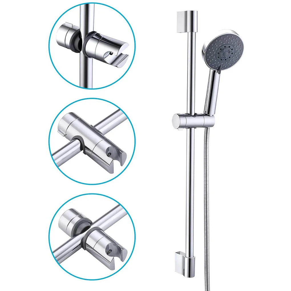 High Quality Shower Bracket Shower Rail Holder 18~25mm ABS Chrome Shower Head Holder Adjustable Bathroom Accessories Universal
High Quality Shower Bracket Shower Rail Holder 18~25mm ABS Chrome Shower Head Holder Adjustable Bathroom Accessories Universal