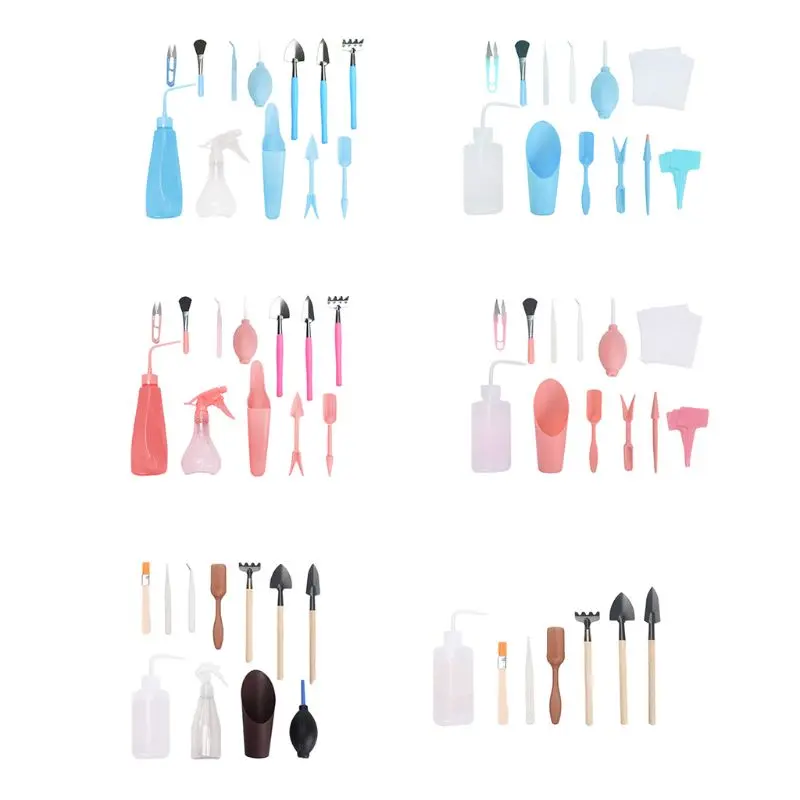 Mini Garden Tools Sets Succulent Plants Bonsai Miniature Planting Flower Gardening Tools Combination Packages 
Mini Garden Tools Sets Succulent Plants Bonsai Miniature Planting Flower Gardening Tools Combination Packages