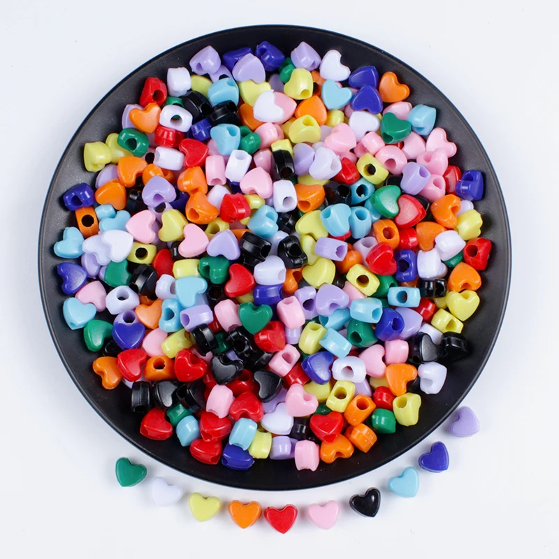 50-300Pcs Cute Heart Shape Acrylic Beads Mixed MiNi Loose Spacer Beads For Handmade Making Jewelry DIY Bracelet Accessories
50-300Pcs Cute Heart Shape Acrylic Beads Mixed MiNi Loose Spacer Beads For Handmade Making Jewelry DIY Bracelet Accessories