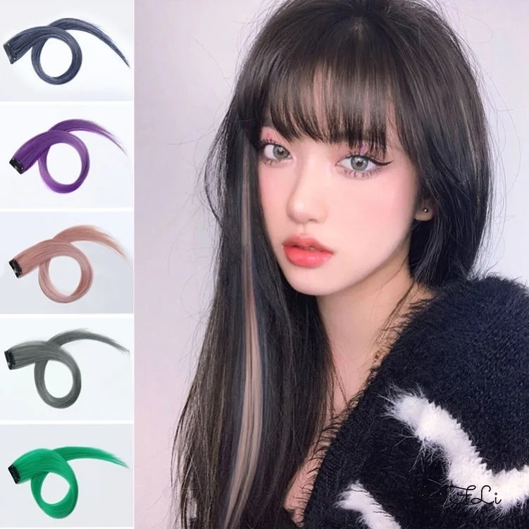 1PC Color Wig Ynthetic Hair Extensions With Clips Heat Resistant Straight Hair Extensions Color Colored Hair Clip False Hair
1PC Color Wig Ynthetic Hair Extensions With Clips Heat Resistant Straight Hair Extensions Color Colored Hair Clip False Hair