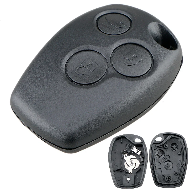 3 Buttons Car Key Case Replacement 2.5mmx9.5mm Car Remote Key Shell with 206 Blade Fit for Renault Nissan Almera Modus Clio 3 
3 Buttons Car Key Case Replacement 2.5mmx9.5mm Car Remote Key Shell with 206 Blade Fit for Renault Nissan Almera Modus Clio 3