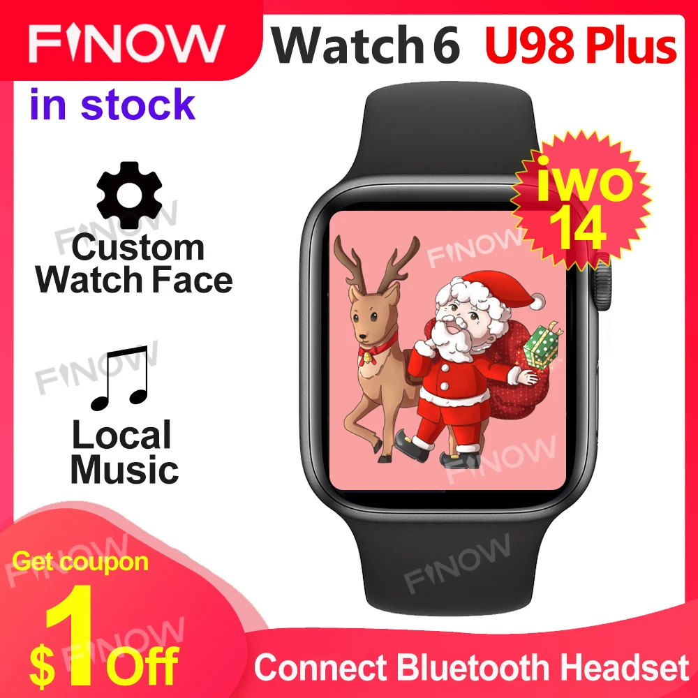Smartwatch Iwo 14 U98 Plus PK FK 88 Reloj Voice Control Smart Lock Screen SOS BodyTemperature Smart Watch For IOS Android
Smartwatch Iwo 14 U98 Plus PK FK 88 Reloj Voice Control Smart Lock Screen SOS BodyTemperature Smart Watch For IOS Android
