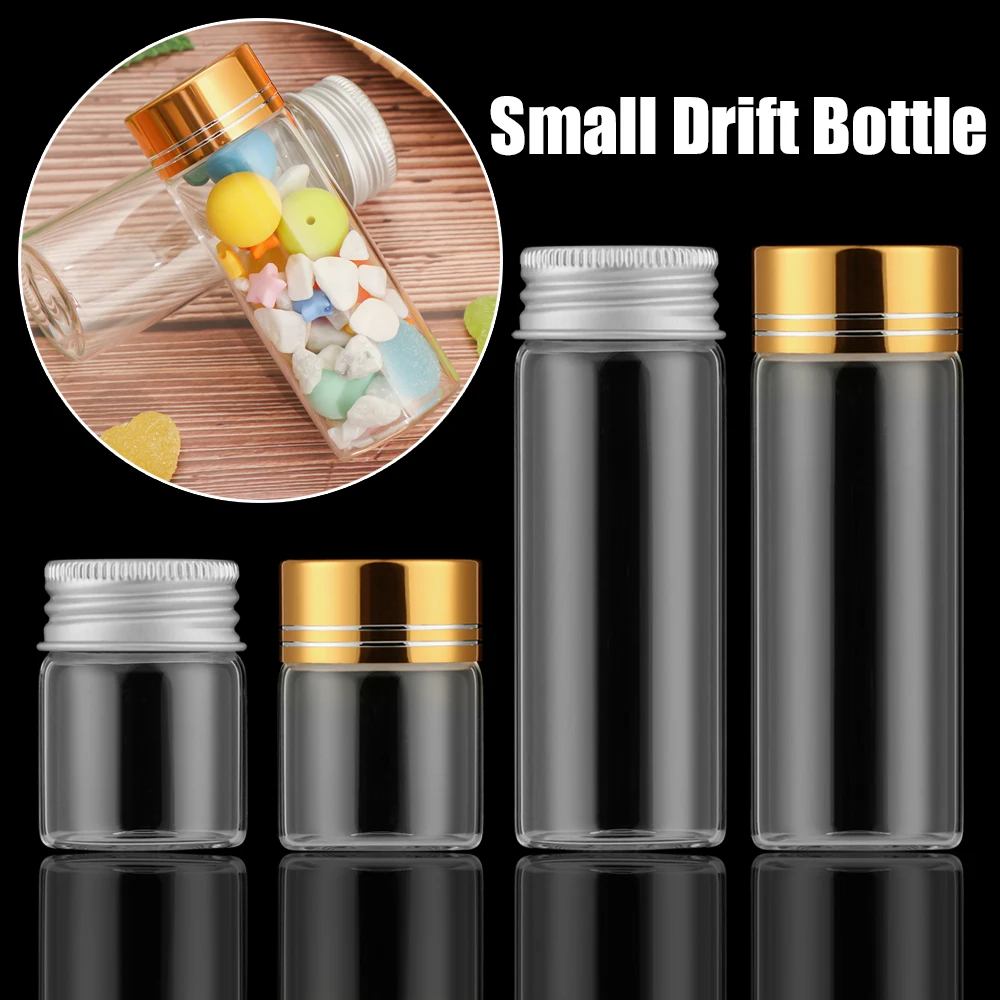 5Pcs Small Drift Bottle Glass Jars Decor Aluminum Cap Bottle Rainbow Wishing Bottle DIY Containers Mini Message Vials Ornaments
5Pcs Small Drift Bottle Glass Jars Decor Aluminum Cap Bottle Rainbow Wishing Bottle DIY Containers Mini Message Vials Ornaments